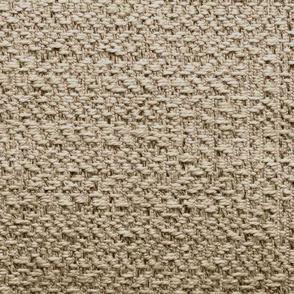 Teppich ZIZUR Beige 60x110 cm Jute-Optik Indoor und Outdoor