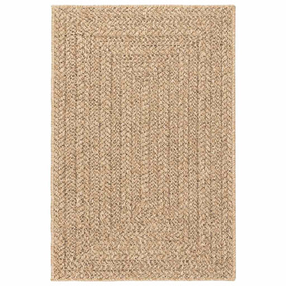 Teppich ZIZUR Beige 140x200 cm Jute-Optik Indoor und Outdoor