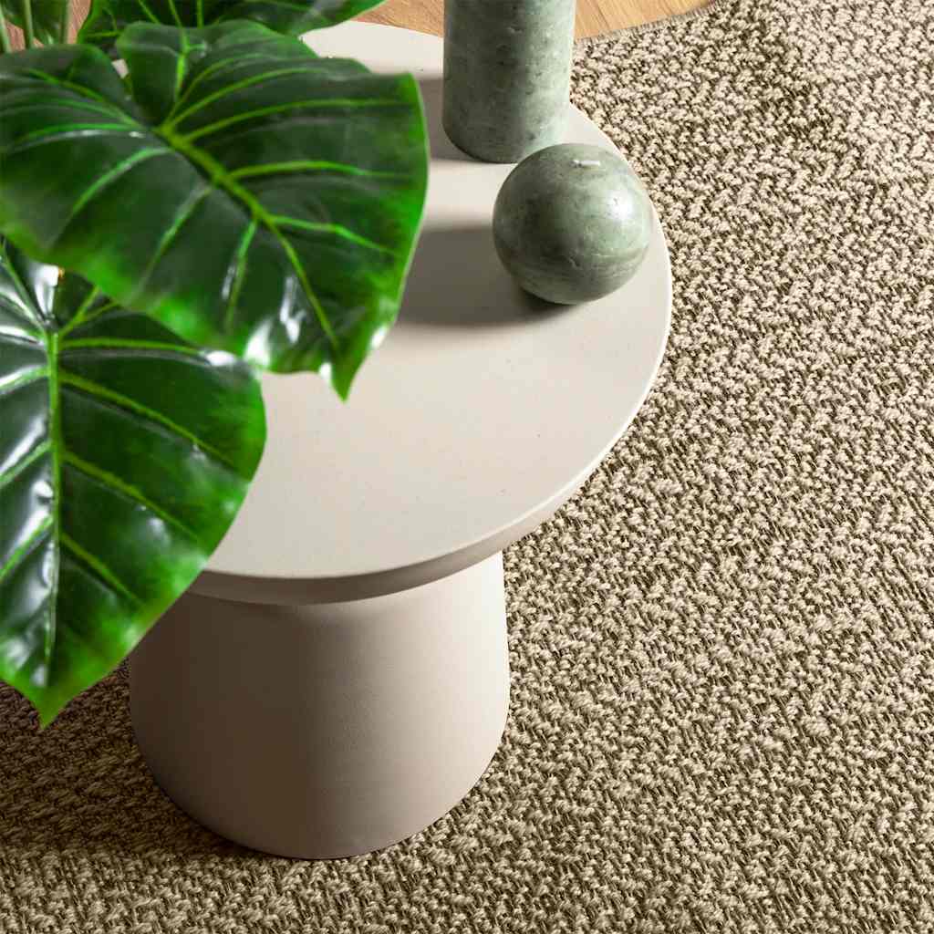 Teppich ZIZUR Beige 200x290 cm Jute-Optik Indoor und Outdoor