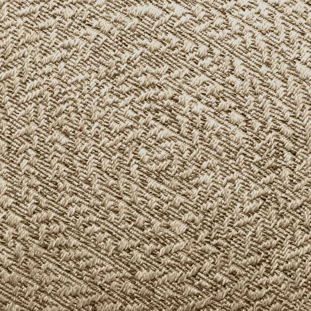 Teppich ZIZUR Beige 160x230 cm Jute-Optik Indoor und Outdoor