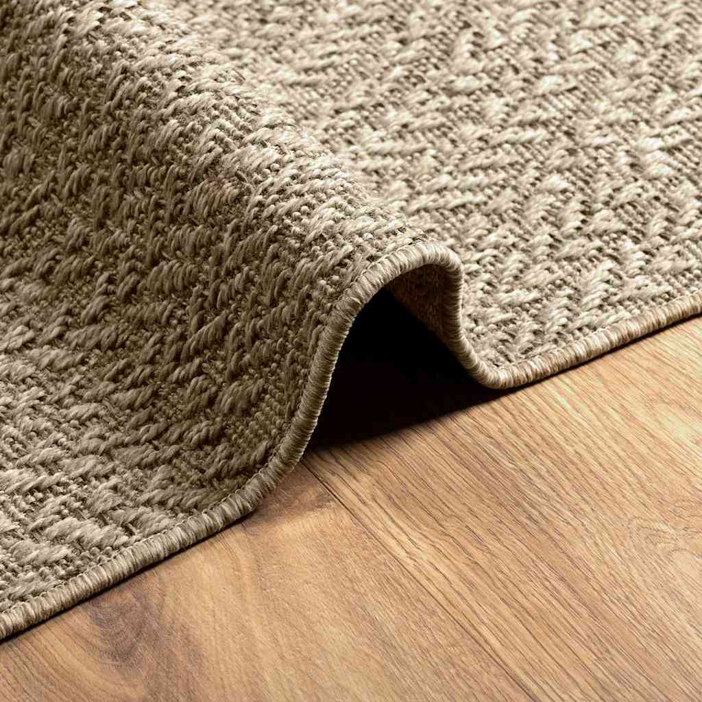 Teppich ZIZUR Beige 240x340 cm Jute-Optik Indoor und Outdoor