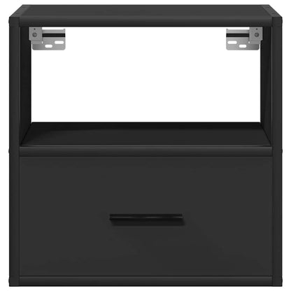 Wand-Nachttisch Schwarz 40x31x39,5 cm
