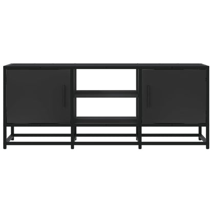 TV-Schrank Schwarz 100x35x41 cm Holzwerkstoff und Metall