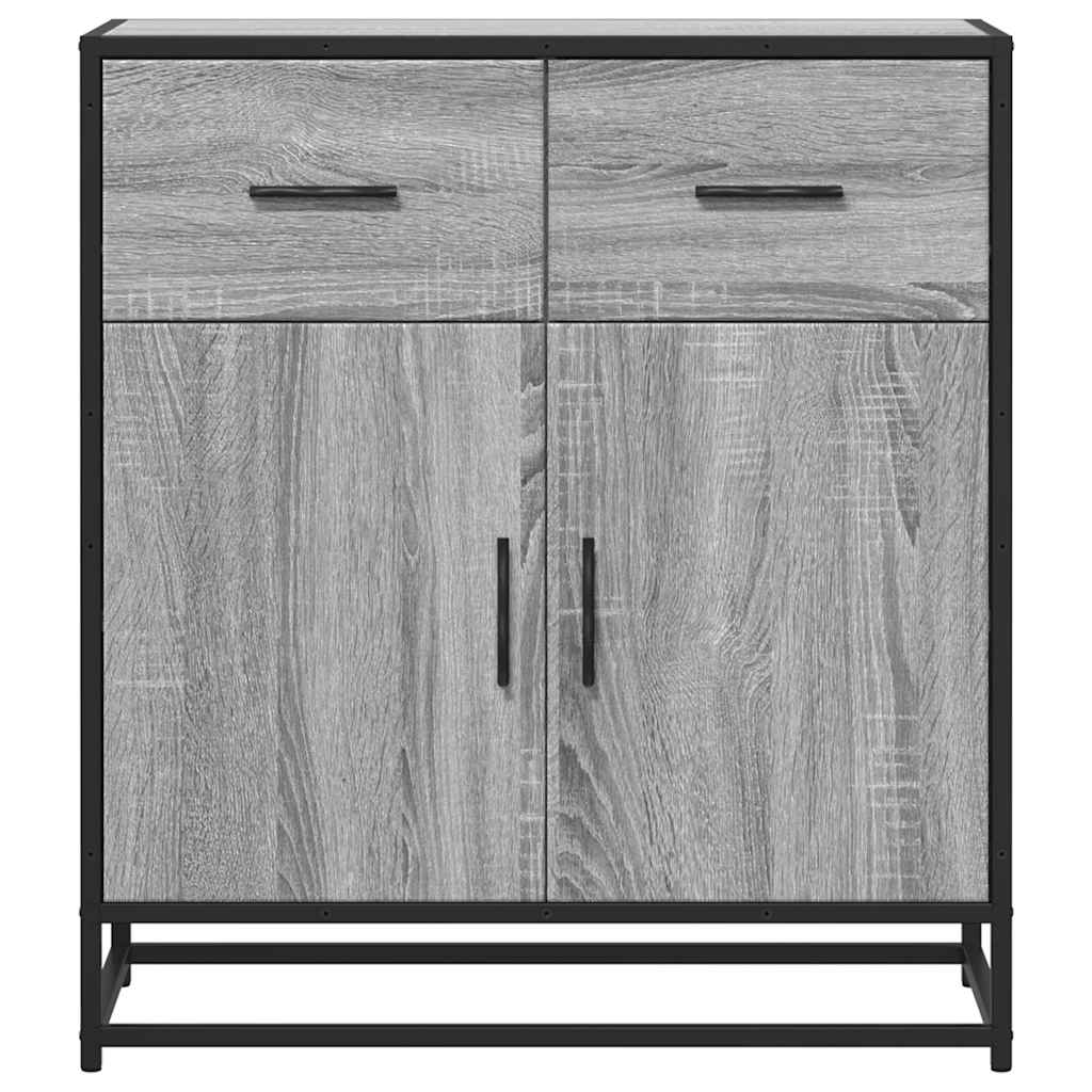 Sideboard Grau Sonoma 68x35x76 cm Holzwerkstoff