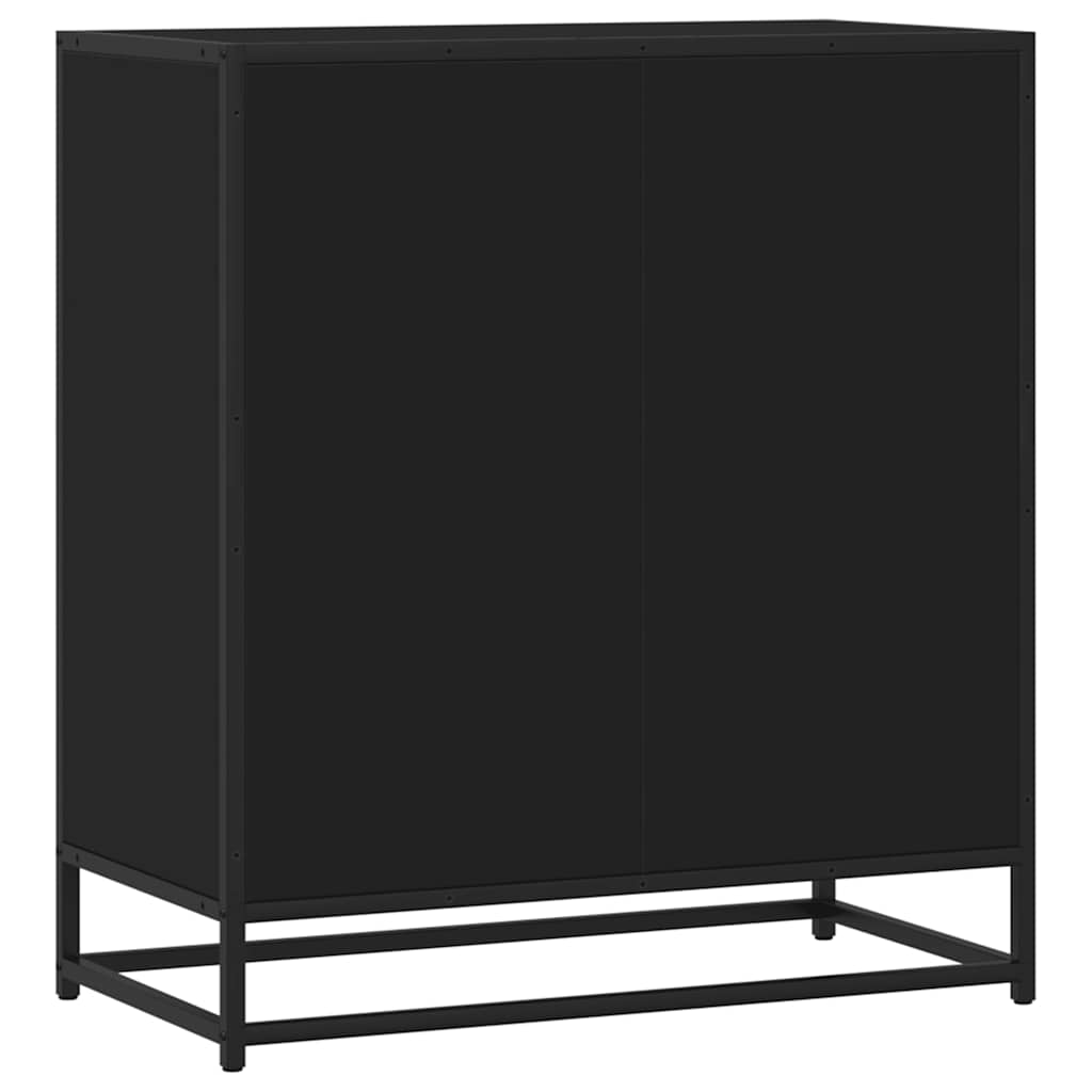 Sideboard Schwarz 68x35x76 cm Holzwerkstoff