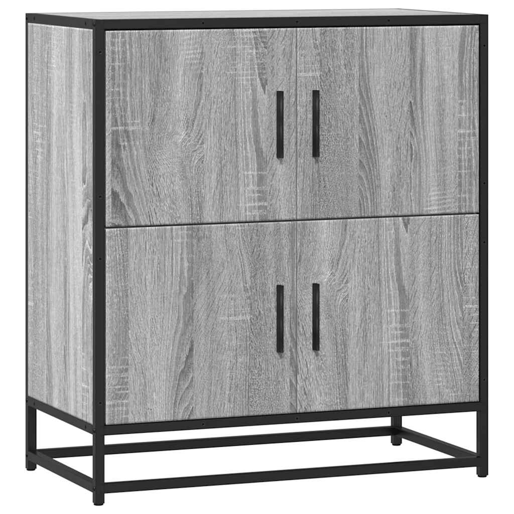 Sideboard Grau Sonoma 68x35x76 cm Holzwerkstoff