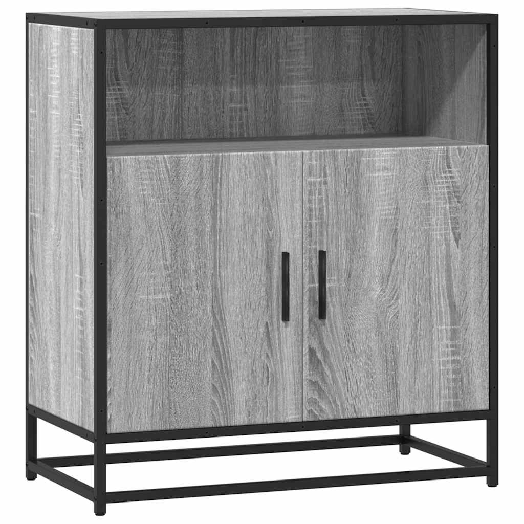 Sideboard Grau Sonoma 68x35x76 cm Holzwerkstoff