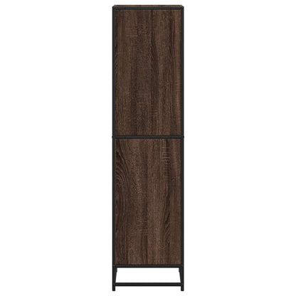 Bücherregal Braun Eichen-Optik 40x35x139 cm Holzwerkstoff