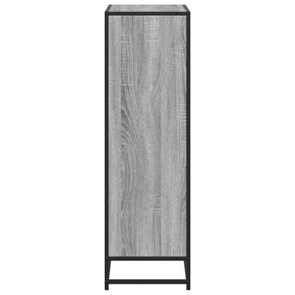 Bücherregal Grau Sonoma 65,5x33x107,5 cm Holzwerkstoff