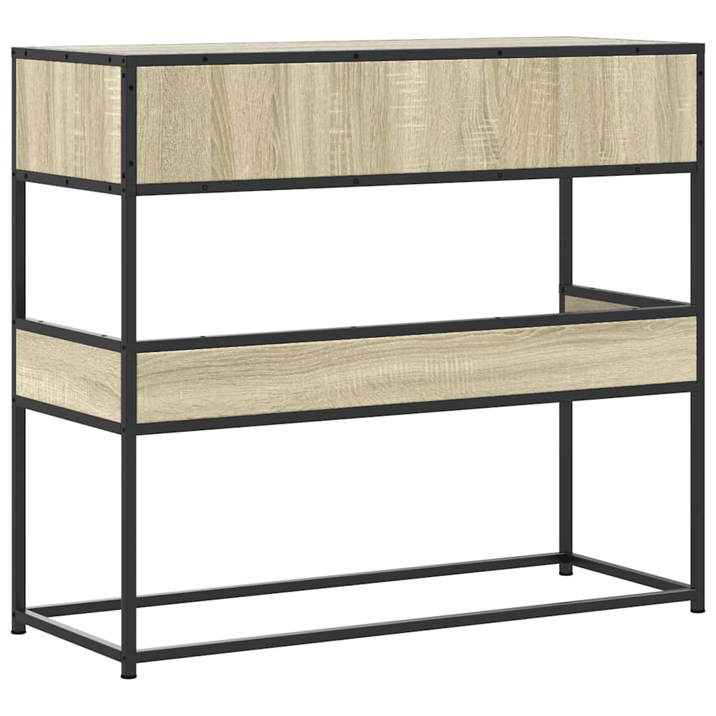 Konsolentisch Sonoma-Eiche 90x35x80 cm Holzwerkstoff