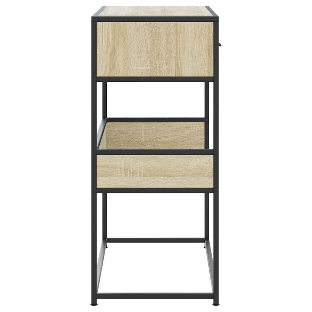 Konsolentisch Sonoma-Eiche 90x35x80 cm Holzwerkstoff