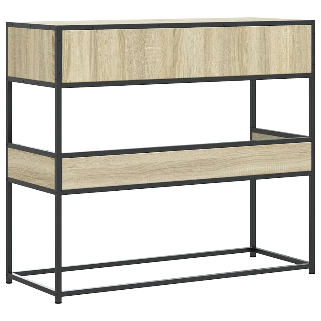 Konsolentisch Sonoma-Eiche 90x35x80 cm Holzwerkstoff