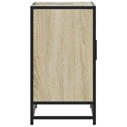 Badezimmer-Waschbeckenschrank Sonoma-Eiche 65 x 33 x 60 cm Holzwerkstoff