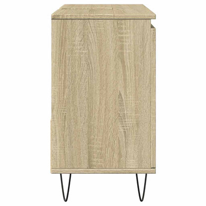 Badschrank Sonoma-Eiche 65x33x60 cm Holzwerkstoff