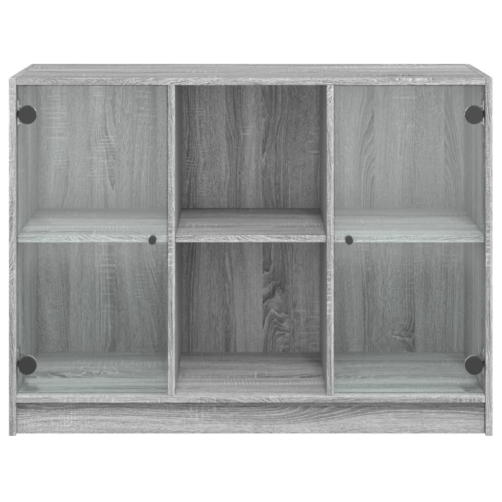 Sideboard Grau Sonoma 102x37x75,5 cm Holzwerkstoff