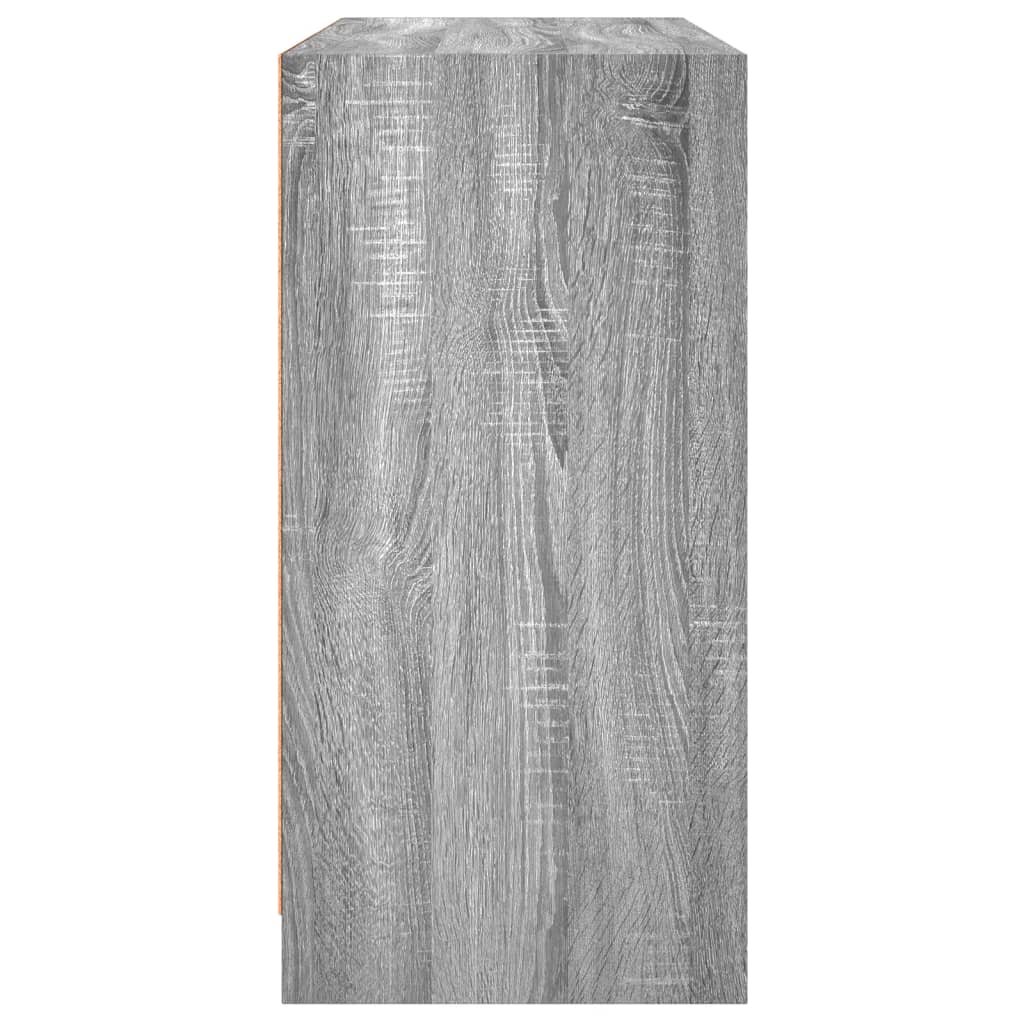 Sideboard Grau Sonoma 102x37x75,5 cm Holzwerkstoff