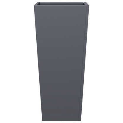 Pflanzkübel Anthrazit 35x35x75 cm Stahl