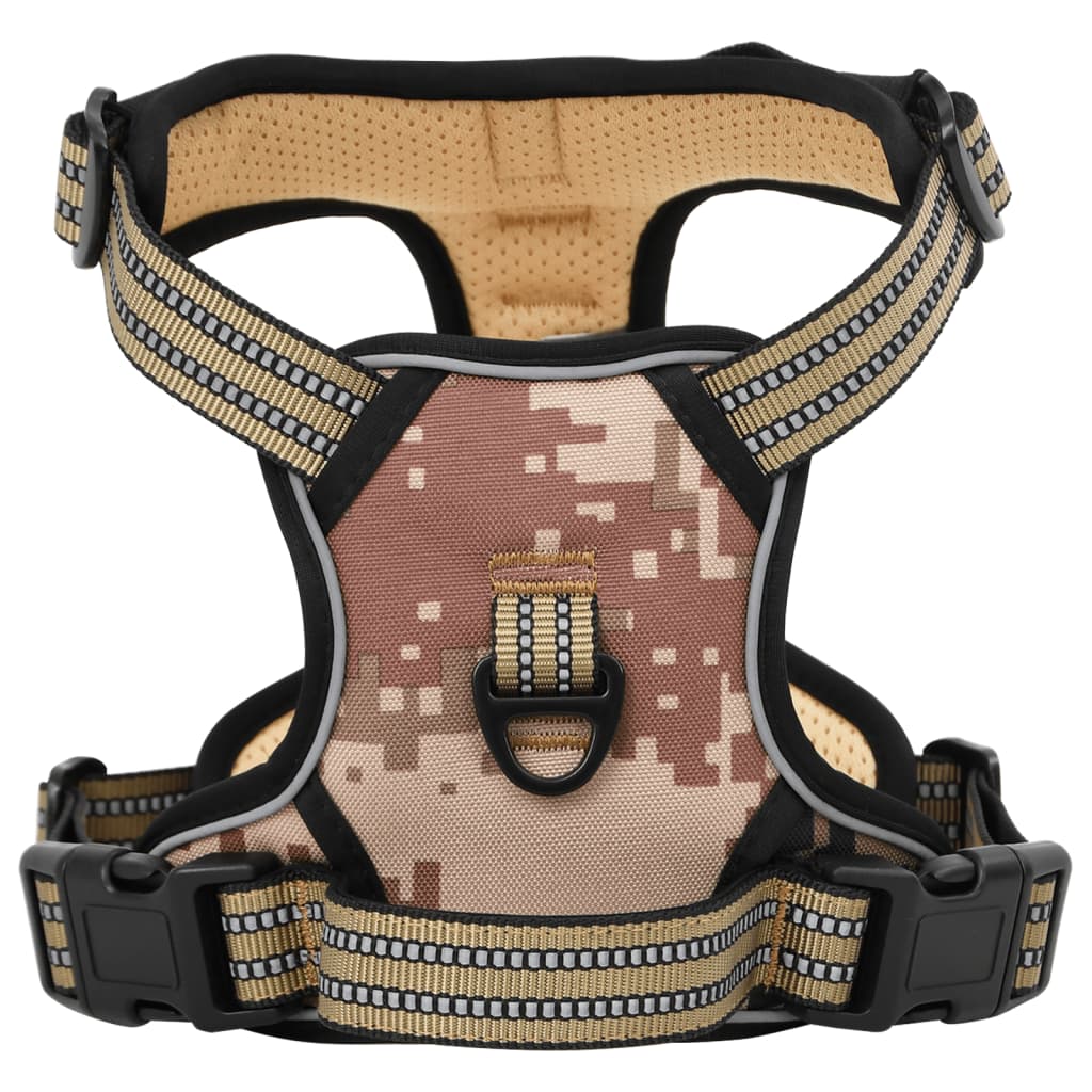 Hundegeschirr mit Leine & Halsband Verstellbar Camouflage S