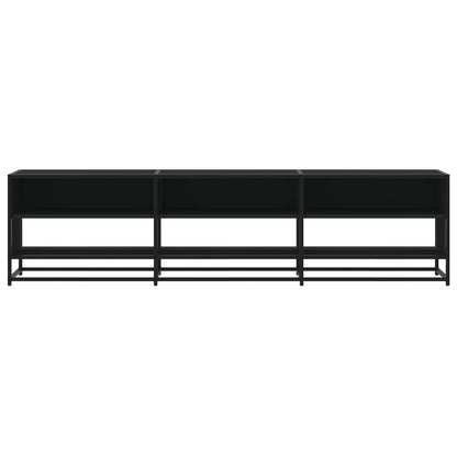 TV-Schrank Schwarz 180x40x46 cm Holzwerkstoff