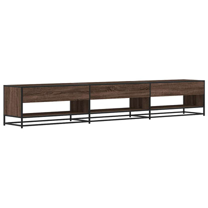TV-Schrank Braun Eichen-Optik 270x40x46 cm Holzwerkstoff