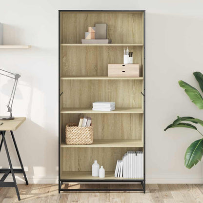 Bücherregal Sonoma-Eiche 80,5x35x170,5 cm Holzwerkstoff