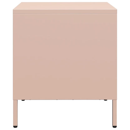Nachttisch Rosa 35x39x43,5 cm Stahl