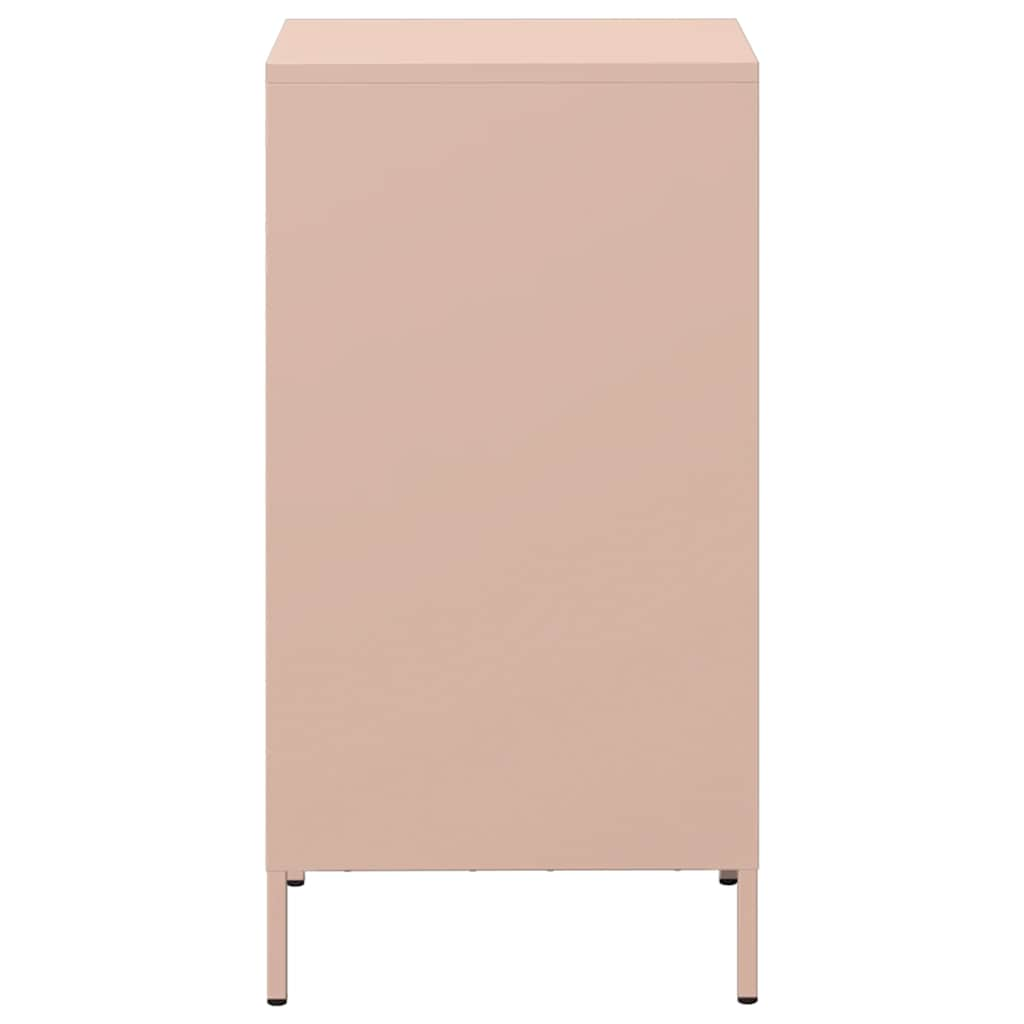 Sideboard Rosa 35x39x73,5 cm Kaltgewalzter Stahl