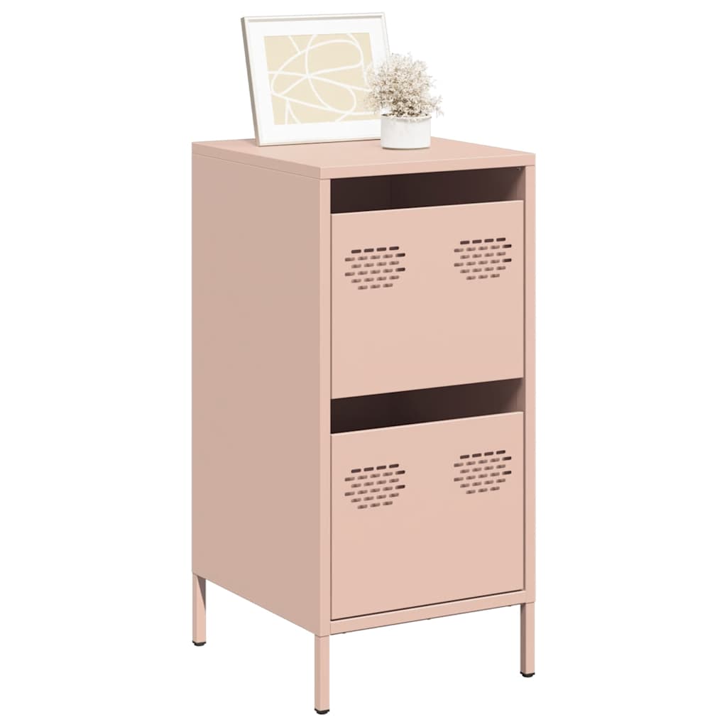 Sideboard Rosa 35x39x73,5 cm Kaltgewalzter Stahl