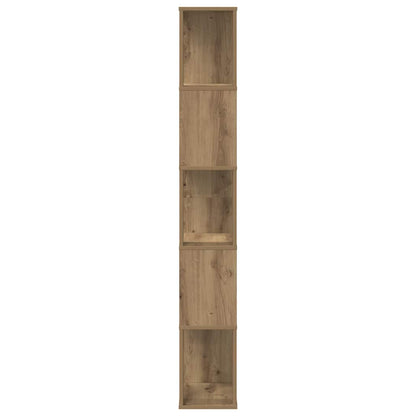 Bücherregal 5 Böden Artisan-Eiche 45x23,5x162,5 Holzwerkstoff