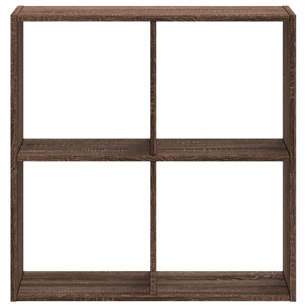 Bücherregal Braun Eichen-Optik 68,5x32x68,5 cm Holzwerkstoff