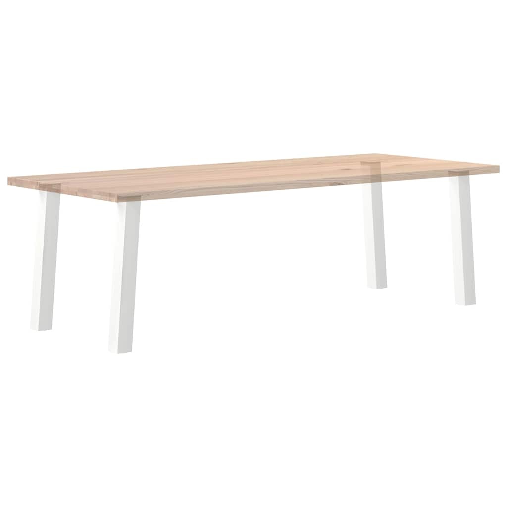 Couchtischbeine 4 Stk. Weiß 72 cm Stahl