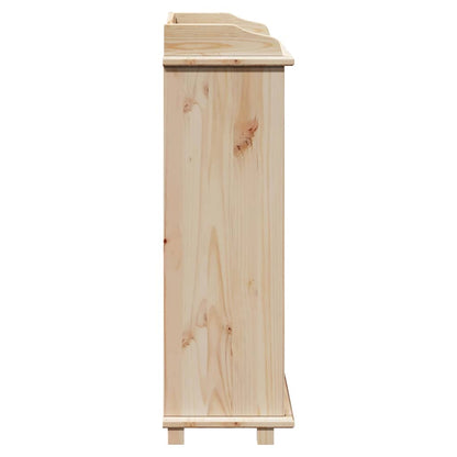 Weinregal Braun 90 x 60 x 30 cm Solides Kiefernholz