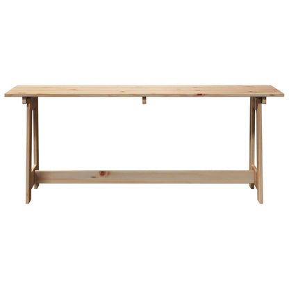 Gartenbank Braun 119 x 35 x 47 cm Solides Kiefernholz