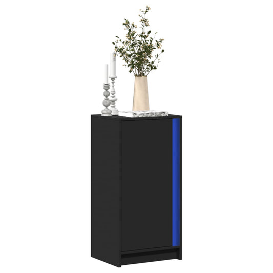 LED-Sideboard Schwarz 42,5x34x85 cm Holzwerkstoff