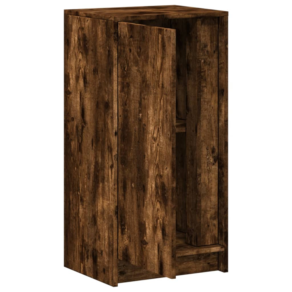 LED-Sideboard Räuchereiche 42,5x34x85 cm Holzwerkstoff