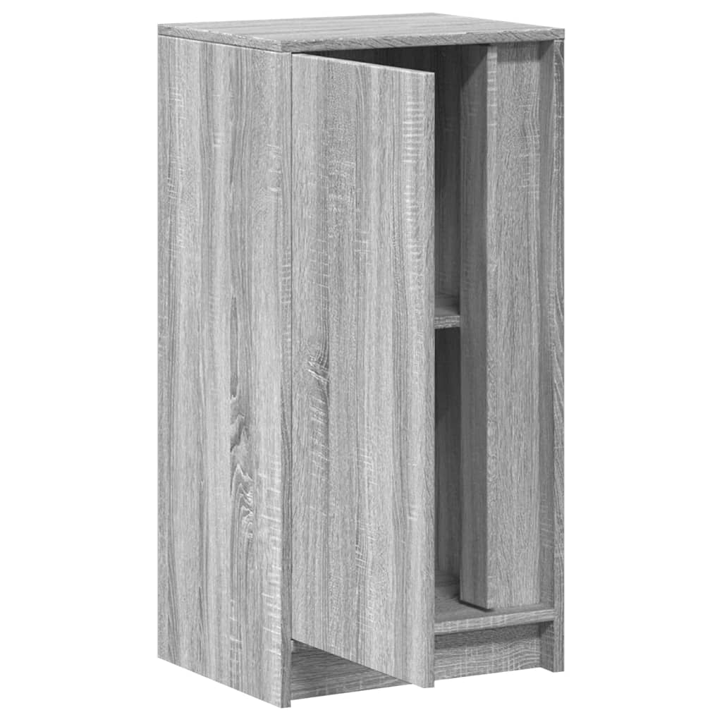 LED-Sideboard Grau Sonoma 42,5x34x85 cm Holzwerkstoff