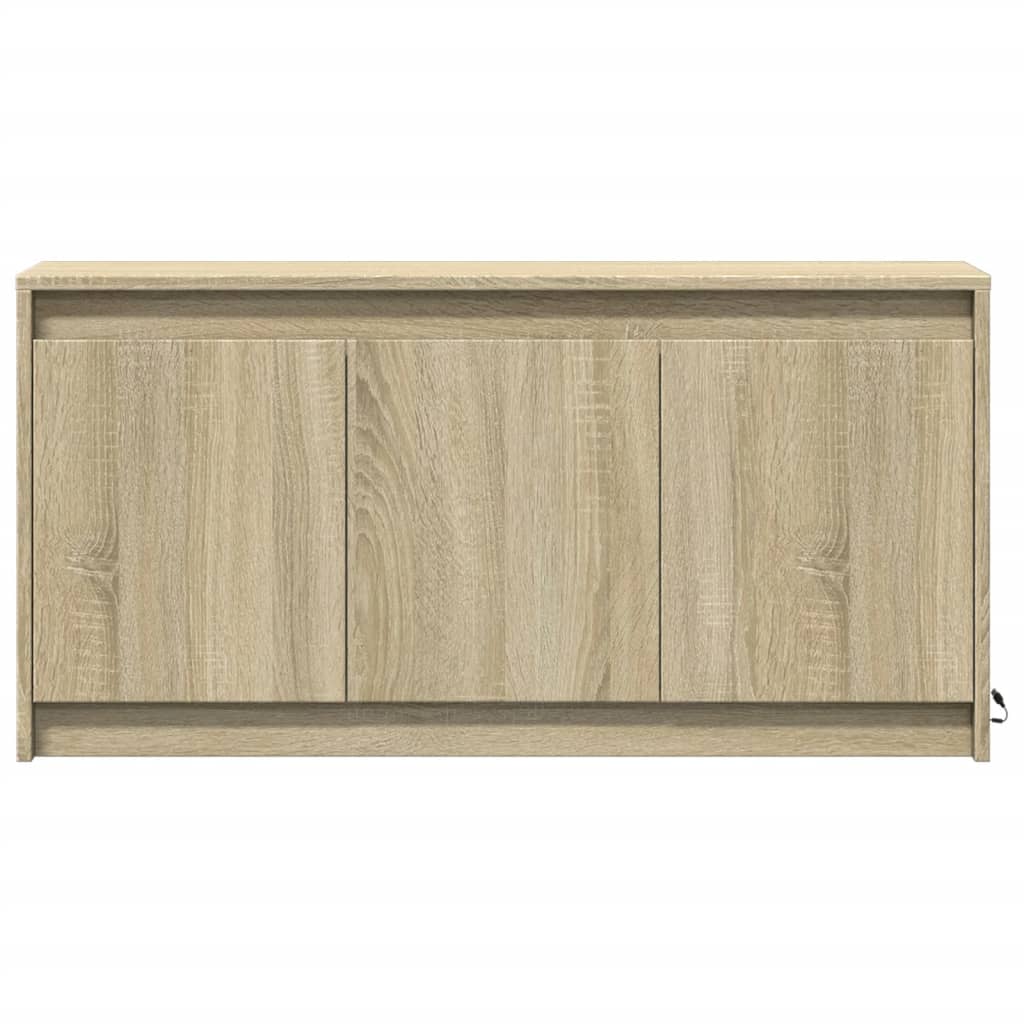 TV-Schrank mit LED-Beleuchtung Sonoma-Eiche 100x34x50 cm