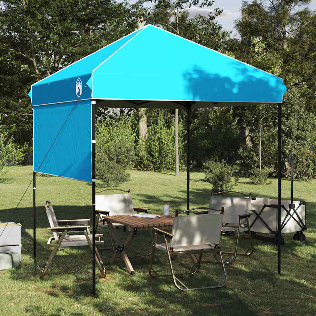 Pop-up Pavillon Zelt Blau 200 x 200 cm Stoff