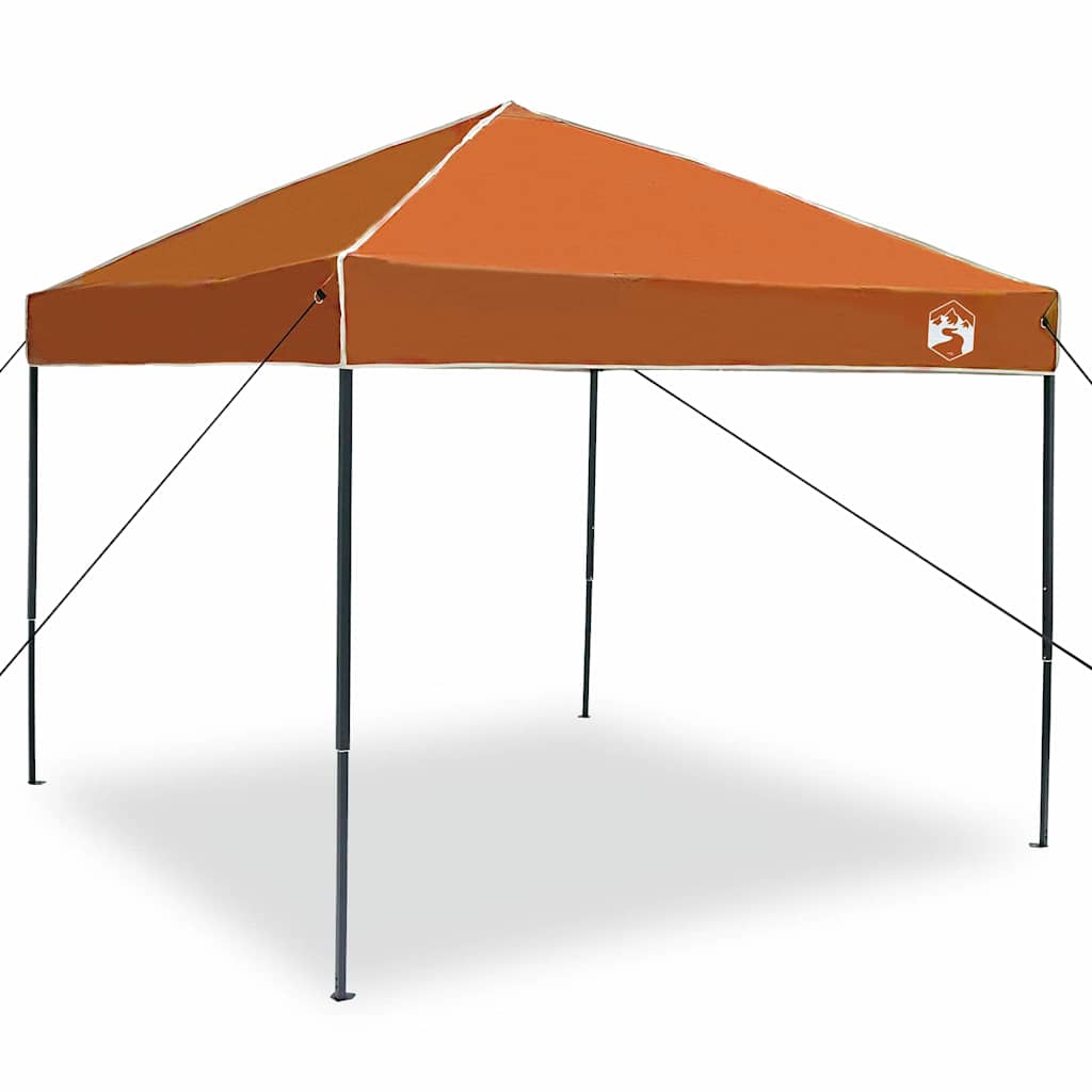 Pop-up Pavillon Zelt Orange 250 x 250 cm Stoff
