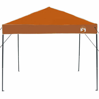 Pop-up Pavillon Zelt Orange 250 x 250 cm Stoff