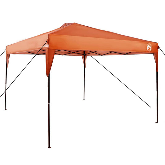 Pop-up Pavillon Zelt Orange 300 x 300 cm Stoff