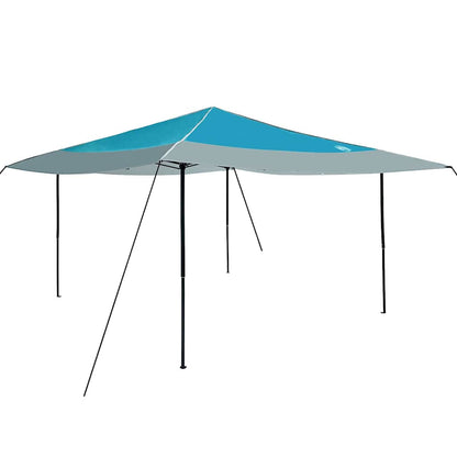 Pop-up Pavillon Zelt Blau 400 x 400 cm Stoff