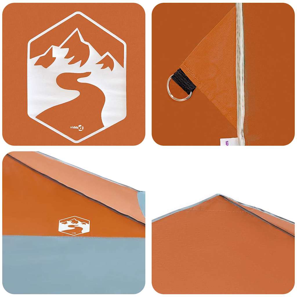 Pop-up Pavillon Zelt Orange 400 x 400 cm Stoff