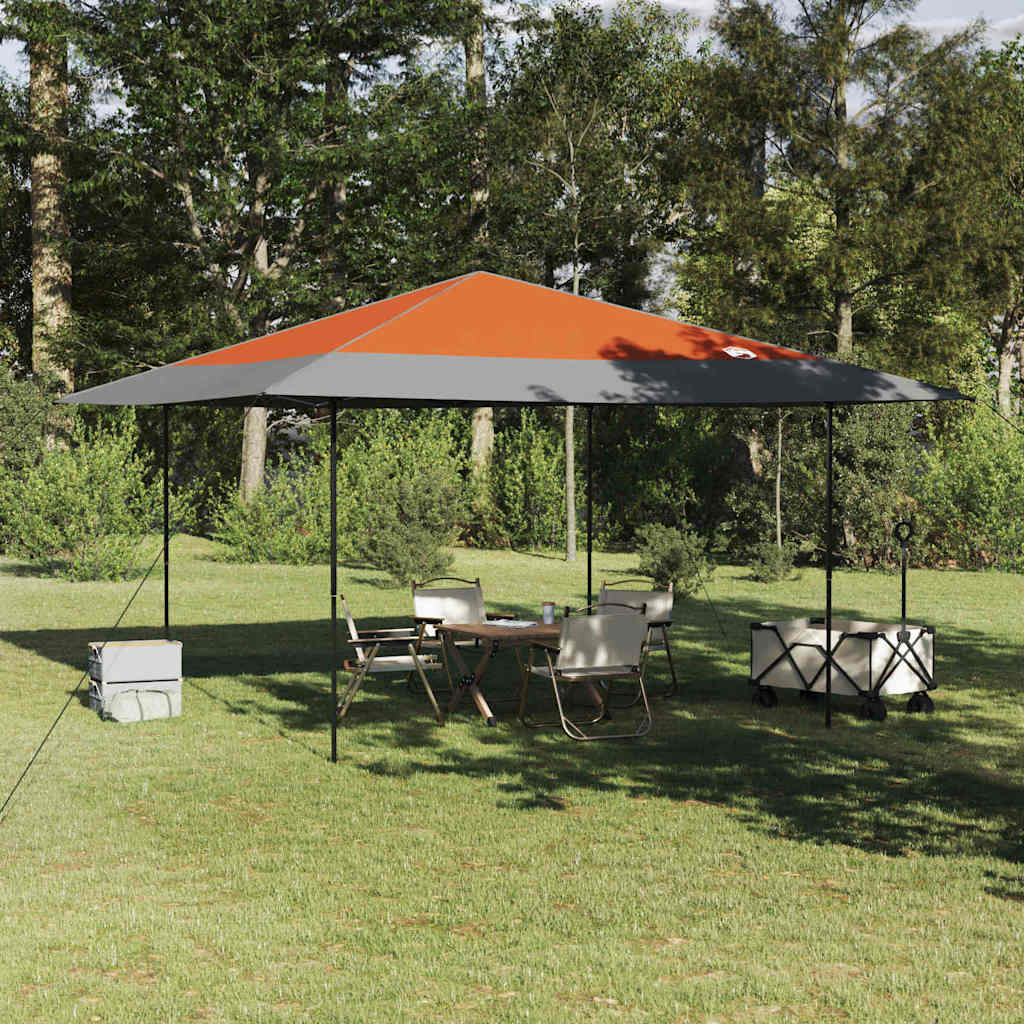 Pop-up Pavillon Zelt Orange 400 x 400 cm Stoff