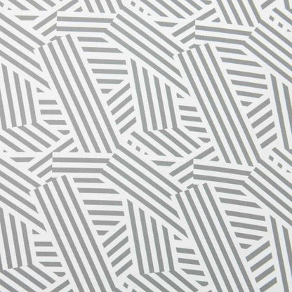 Sonnenschirm Grau und Weiß Ø 160 x 195 cm Stahl