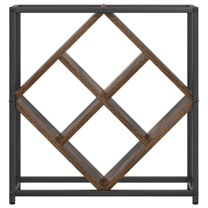 Weinregal Räuchereiche 51 x 18 x 52,5 cm Holzwerkstoff