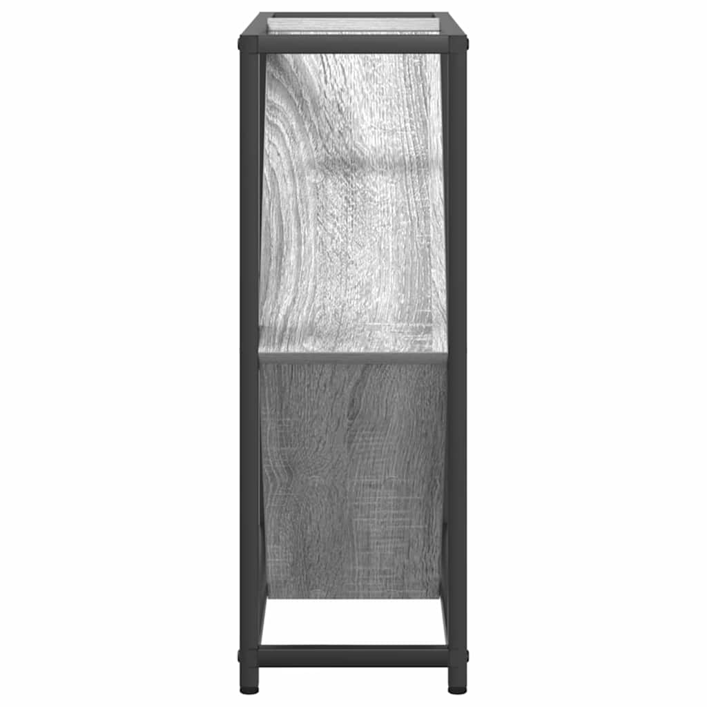 Weinregal Grau 51 x 18 x 52,5 cm Holzwerkstoff