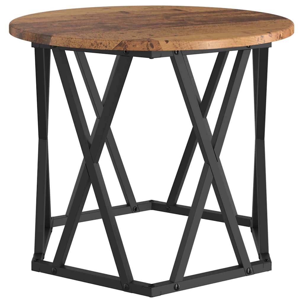 Beistelltisch 2 pcs Altholz Ingenieure Holz und Stahl