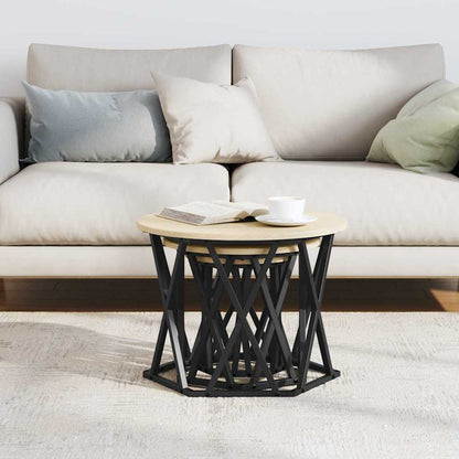 Nesting Beistelltisch 3 pcs Sonoma-Eiche