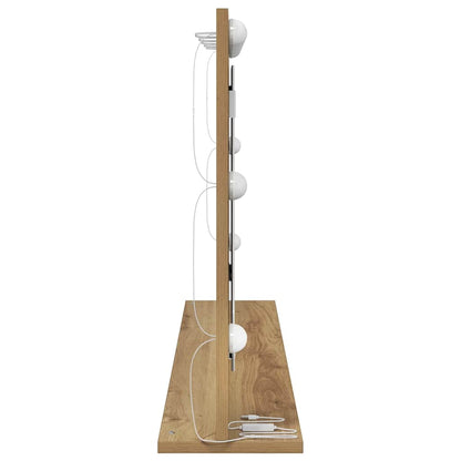 Waschtischspiegel mit Spiegel Artisan-Eiche 100 x 55 x 18 cm